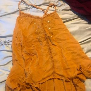 Orange Tank Top